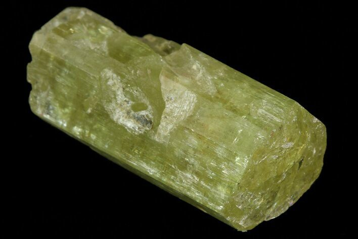 Bargain Lustrous Yellow Apatite Crystal - Morocco #82569